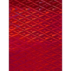 Самоклеящаяся пленка "Colour decor" 1002, голография прямоугольник красный 0,45х8 м
