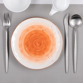 Тарелка Доляна «Космос», d=18,5 см, цвет оранжевый