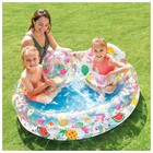 Бассейн надувной «Фрукты», 122 х 25 см, с кругом и мячом, от 2 лет, 59460NP INTEX - фото 108194889