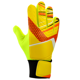 Перчатки вратарские, размер 5, цвет жёлтый