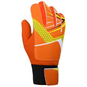 Перчатки вратарские, размер 5, цвет оранжевый