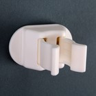 Holder for cleaning tools with Velcro 5 × 4.5 × 3 cm Universal, color white