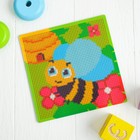 Алмазная мозаика для детей "Пчелка" + емкость, стерж, клеев подушечка - фото 246411419