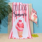Полотенце пляжное в сумке Этель "Summer", 70*140 см, микрофибра, 100% п/э - фото 5181268