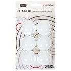 The ball for table tennis, set of 6 pieces, white