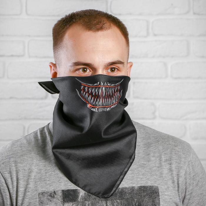 Бандана взрослая "Опасный" р-р. 50*50см