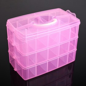 The storage box, 3 layer, 30 chapters, MIX color