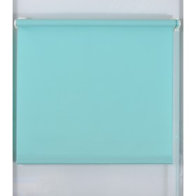 Рулонная штора «Простая MJ», размер 160х160 см, цвет бирюза