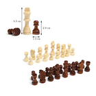 Chess pieces, wood, king height 5cm, the package mix