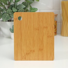 Cutting Board 23,5x19 cm "Fidan", bamboo
