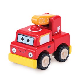 Деревянная игрушка-конструктор Miniworld "Пожарная машина"