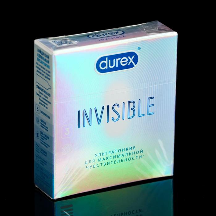 Презервативы Durex Invisible ультратонкие, 3 шт