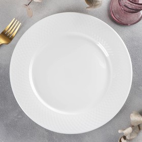 Тарелка обеденная «Юлия Высоцкая», d=25,5 см, цвет белый