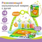 Развивающий коврик музыкальный «Мадагаскар», с пианино Развивающий коврик музыкальный «Мадагаскар», с пианино