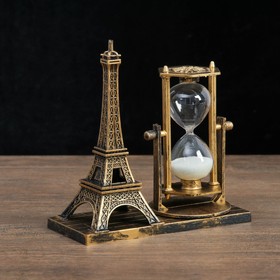 Песочные часы ′Эйфелева башня′, сувенирные, 15.5 х 6.5 х 16 см, микс в Донецке