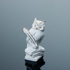 Сувенир «Сова с пером», 7×7×13 см, фарфор Сувенир «Сова с пером», 7×7×13 см, фарфор