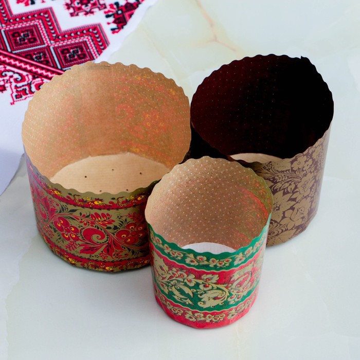 Формы Для Куличей 134 Бумажные Купить