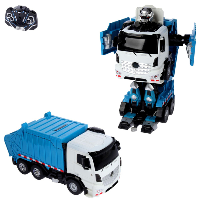 Робот-трансформер радиоуправляемый TRUCKBOT, с аккумулятором, заряд от USB в пакете