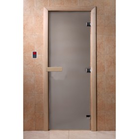 Дверь «Сатин», размер коробки 210 × 80 см, правая, коробка ольха