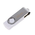 Флешка Mirex SWIVEL WHITE, 64 Гб, USB2.0, чт до 25 Мб/с, зап до 15 Мб/с, белый-серый Флешка Mirex SWIVEL WHITE, 64 Гб, USB2.0, чт до 25 Мб/с, зап до 15 Мб/с, белый-серый