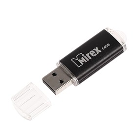 {{photo.Alt || photo.Description || 'Флешка Mirex UNIT BLACK, 64 Гб, USB2.0, чт до 25 Мб/с, зап до 15 Мб/с, черная'}}