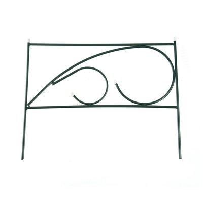 Ограждение декоративное, 50 × 300 см, 5 секций, металл, «Росток»