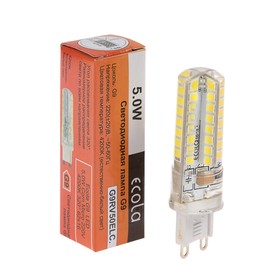 LED lamp Ecola LED Corn Micro, G9, 5 W, 4200 K, 320 °, 50x15 mm, daylight white