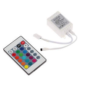 Контроллер Ecola LED strip RGB IR controller, 6А, 12В-72Вт, 24В-144 Вт, для ленты, и/к пульт