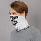Бандана-труба LUCOSA SILK WHITE SKULL, П-019/2 4266513 Бандана-труба LUCOSA SILK WHITE SKULL, П-019/2 4266513