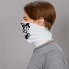 Бандана-труба LUCOSA SILK WHITE SKULL, П-019/2 4266513 Бандана-труба LUCOSA SILK WHITE SKULL, П-019/2 4266513