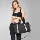 Сумка спортивная, отдел на молнии, длинный ремень, цвет чёрный, цвет чёрный - фото 802692526