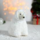 Christmas figurine "sparkling Teddy bear" sitting Christmas figurine "sparkling Teddy bear" sitting