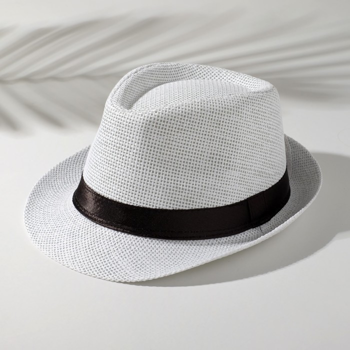 Шляпа плетеная 'панама', бежевая