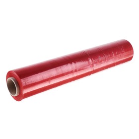 Стрейч-пленка, красный, 500 мм х 217 м, 2 кг, 20 мкм