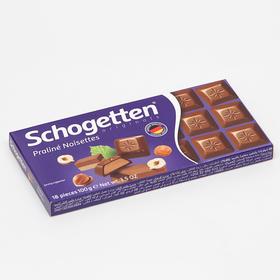 Шоколад молочный Schogetten Praliné Noisettes Chocolate "Ореховое пралине" 100 г