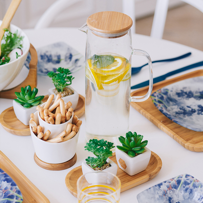 Графин Magistro «Эко», 1,3 л, 13×9×24 см - фото 798184189