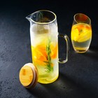 Графин Magistro «Эко», 1,3 л, 13×9×24 см - фото 803535963