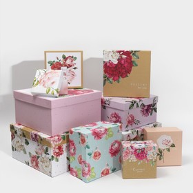 {{photo.Alt || photo.Description || 'Набор подарочных коробок 10 в 1 «Цветы», 10.2 × 10.2 × 6–28.2 × 28.2 × 15 см'}}