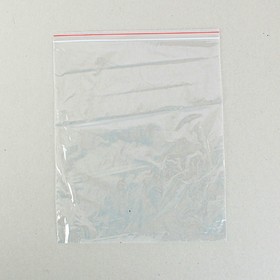 Пакет zip lock 25 x 30 см, 35 мкм (с красной полосой)