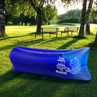 Sun lounger self-inflating "If you do something lazy" 220*80*65 cm