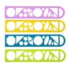 Line-stencil-protractor, 3 in 1, 20 cm, tinted, fluorescent, MIXED Line-stencil-protractor, 3 in 1, 20 cm, tinted, fluorescent, MIXED