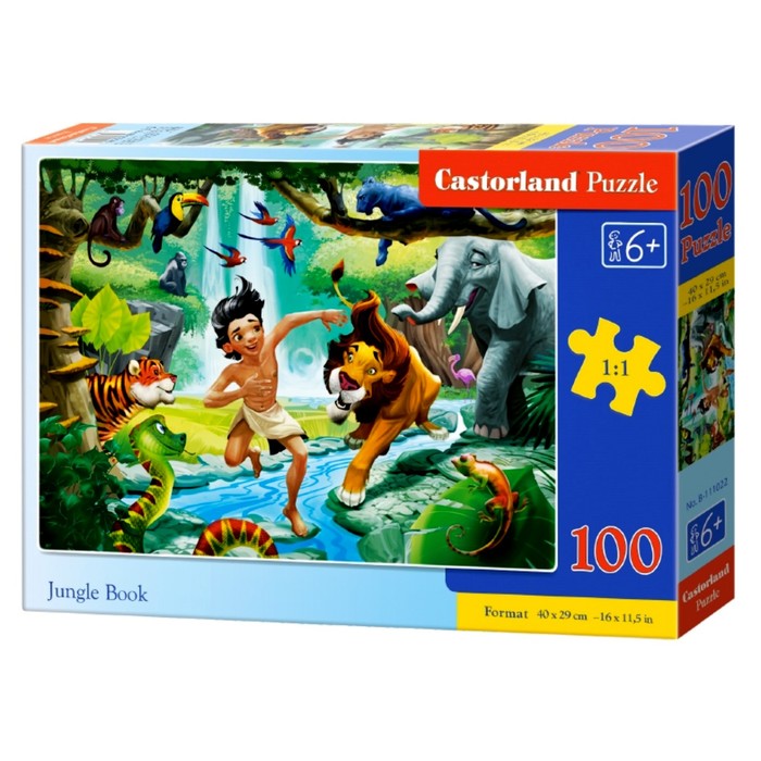 Пазл «Книга джунглей», 100 элементов