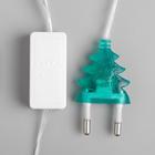 Гирлянда «Нить» 5 м с насадками «Снежинки малые», IP20, прозрачная нить, 20 LED, свечение мульти (RG/RB), мигание, 220 В 541525