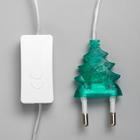 Гирлянда «Нить» 5 м с насадками «Звезда средняя», IP20, прозрачная нить, 20 LED, свечение мульти (RG/RB), мигание, 220 В 541535