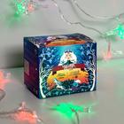 Гирлянда «Нить» 5 м с насадками «Олени», IP20, прозрачная нить, 20 LED, свечение мульти (RG/RB), мигание, 220 В 541553