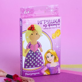 Куколка, игрушка из фетра "Моя куколка" Принцессы: Рапунцель 4038683