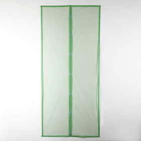 Mesh mosquito 90x210 cm magnets, color green
