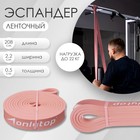 Эспандер ленточный, многофункциональный, 208 х 2,2 х 0,5 см, 5-22 кг, цвет розовый Эспандер ленточный, многофункциональный, 208 х 2,2 х 0,5 см, 5-22 кг, цвет розовый