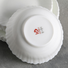 Сервиз столовый Доляна «Дива», 18 предметов: 6 тарелок d=17,5 см, d=23 см, 5×5 см, цвет белый - фото 799738417