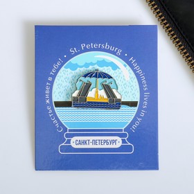 Icon "Saint Petersburg" (Palace bridge), 2.8 x 3.5 cm